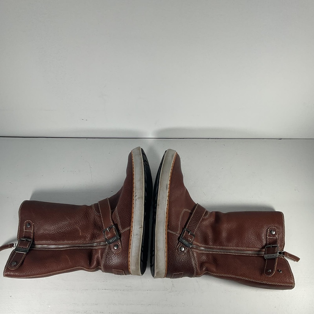 Brown Leather Women's Boots - Picture 5 of 9